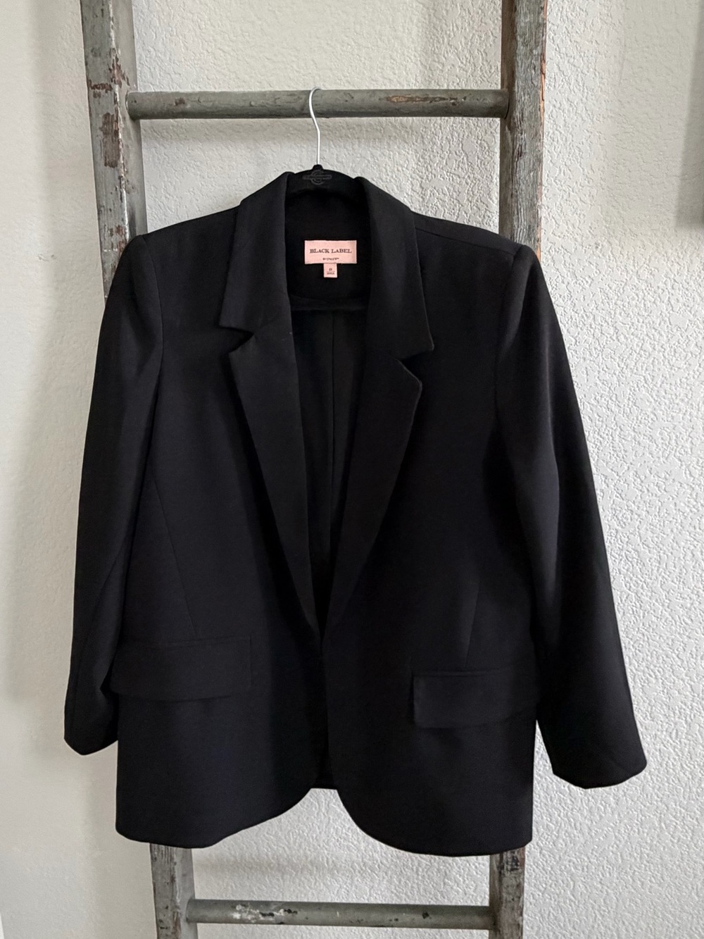 Chico's Black Single-Breasted Blazer